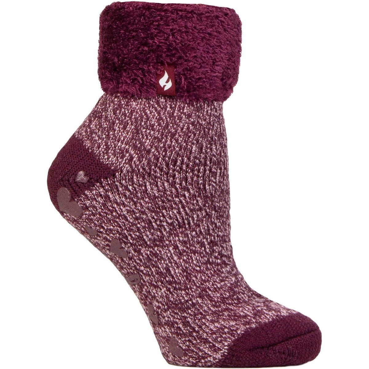 Thermo-Lounge-Socken mit Rippbündchen