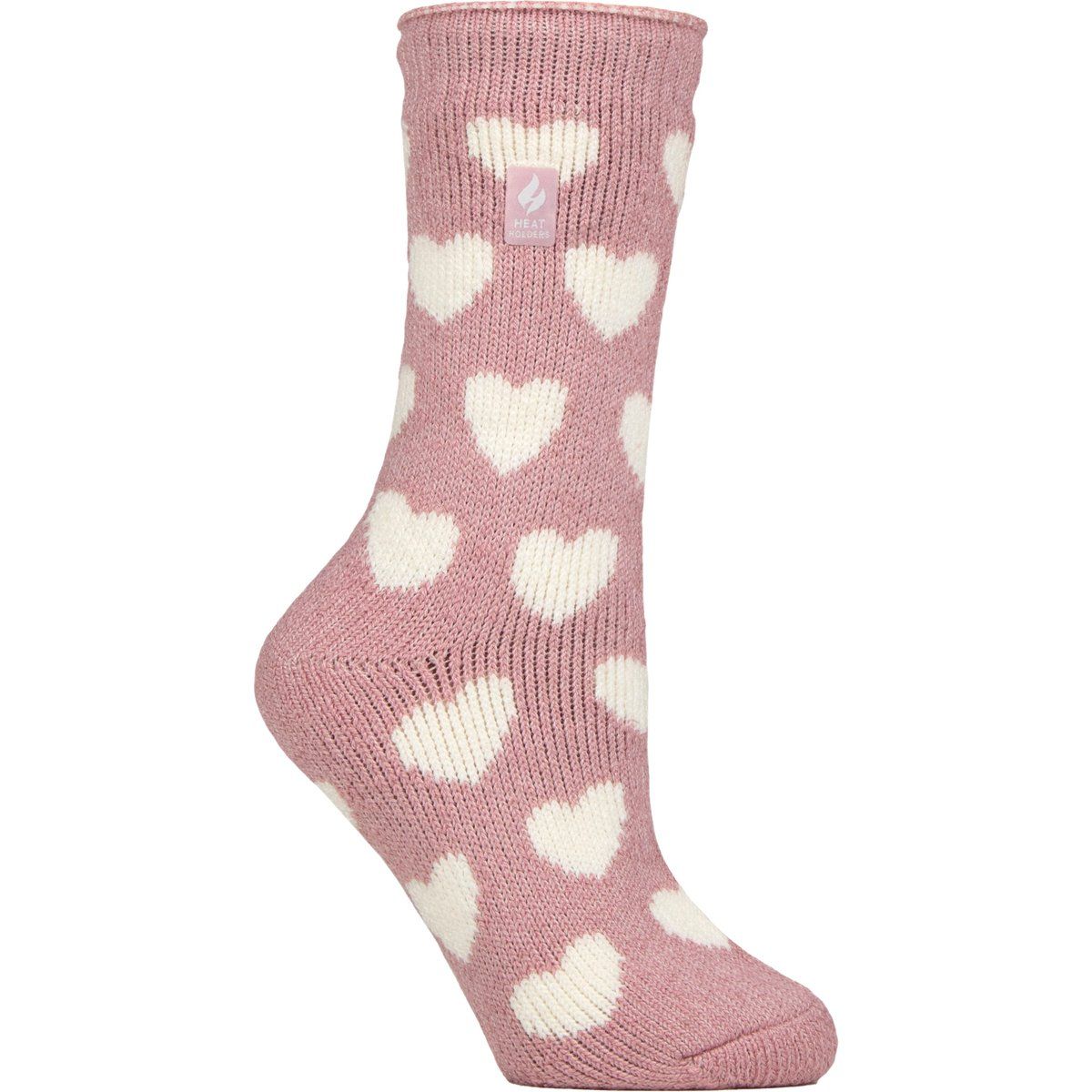 Thermosocken mit Herzmuster