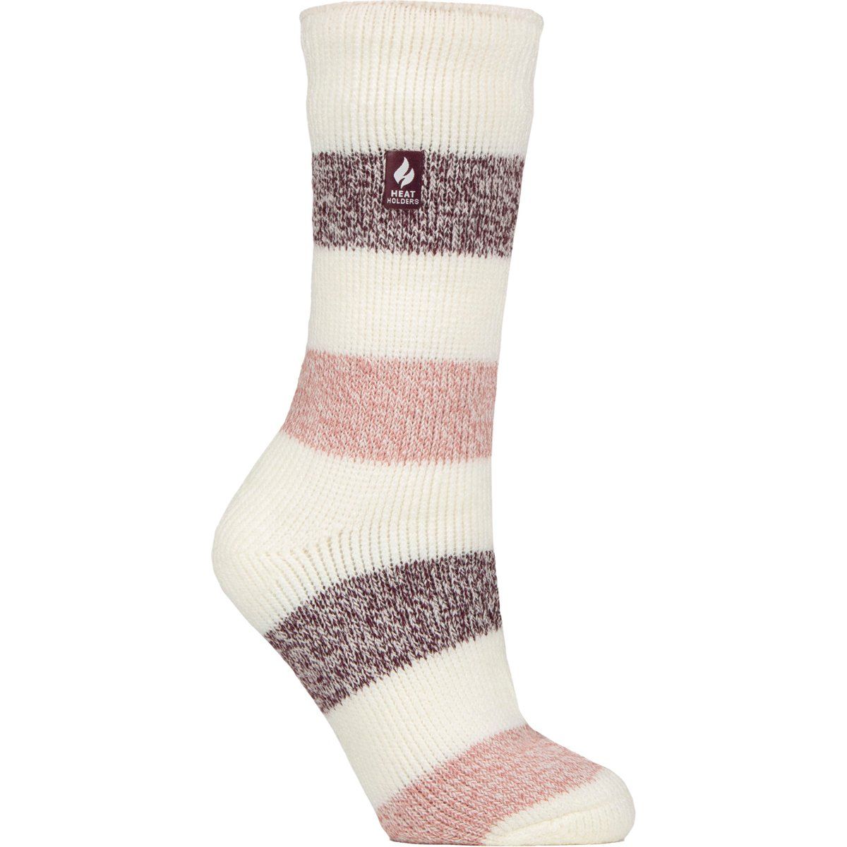 Gestreifte Thermosocken für den Winter