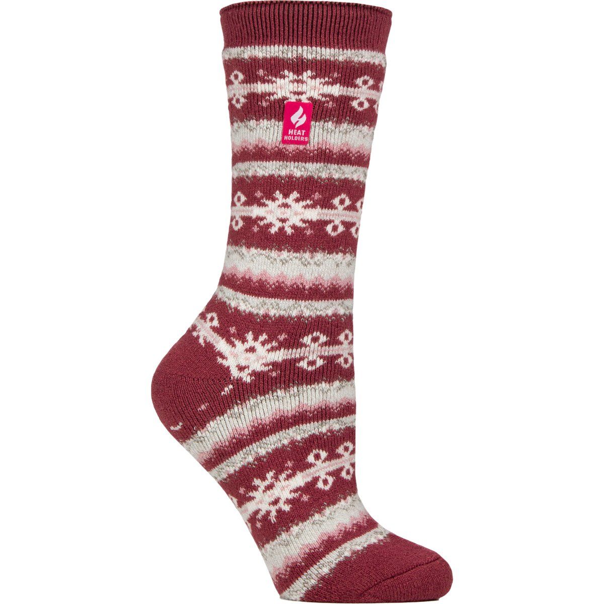 Thermosocken mit Fair-Isle-Muster