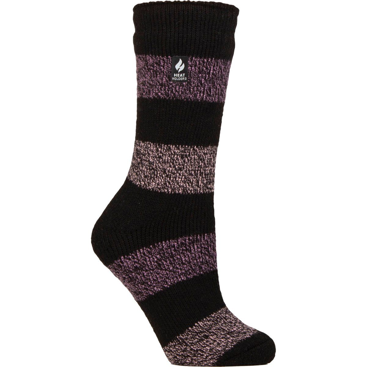 Thermosocken mit breitem Streifenmuster