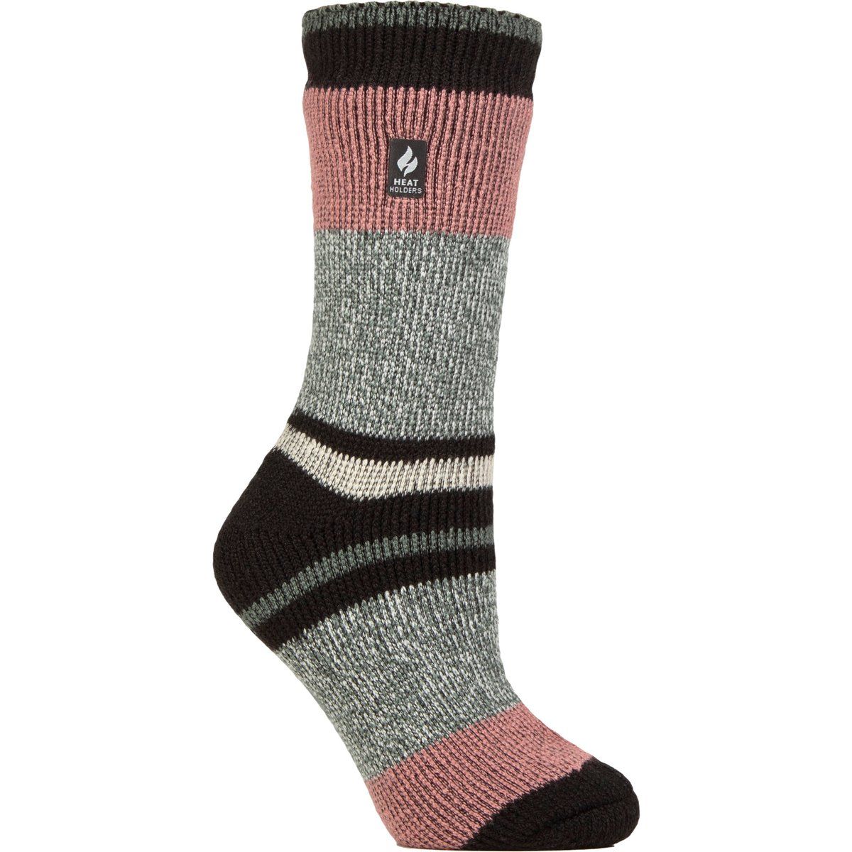 Gestreifte Thermo-Wintersocken