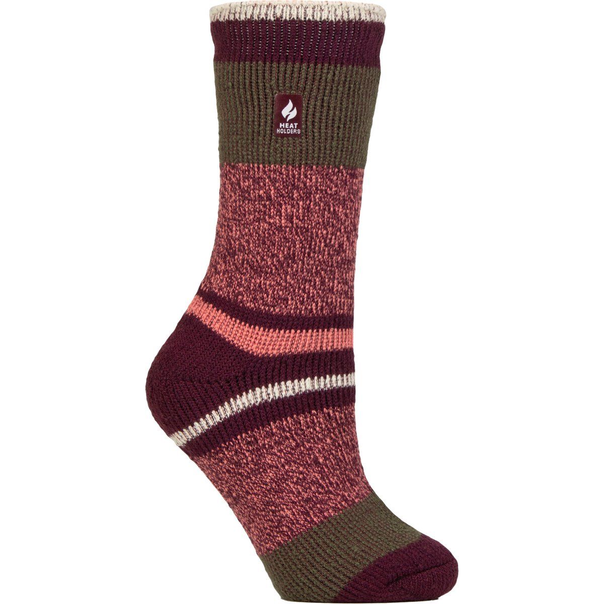 Gestreifte Thermo-Wandsocken