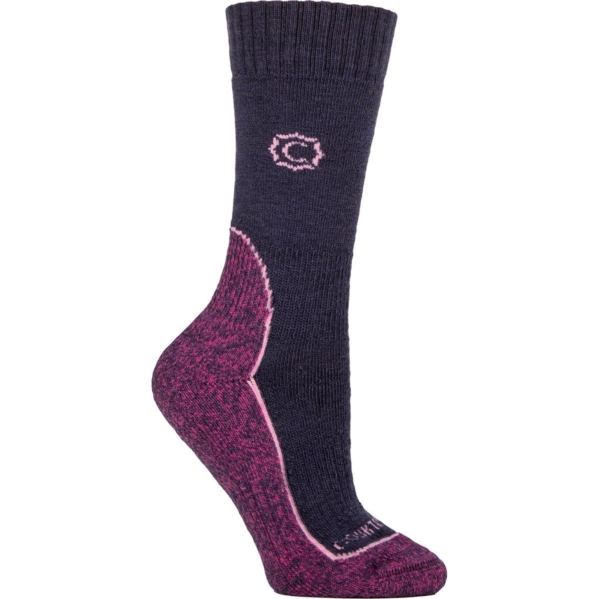 Vollständig gepolsterte Woll-Wandersocken