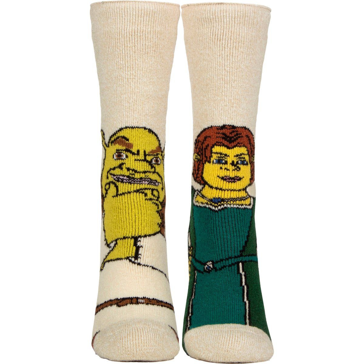 Thermosocken mit Shrek- und Fiona-Motiv