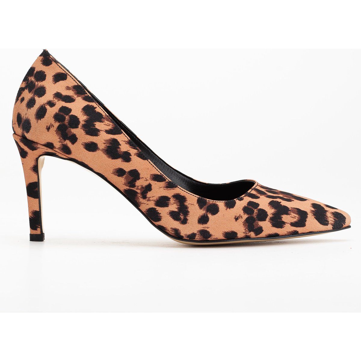 Stiletto-Pumps mit spitzem Leoparden-Print