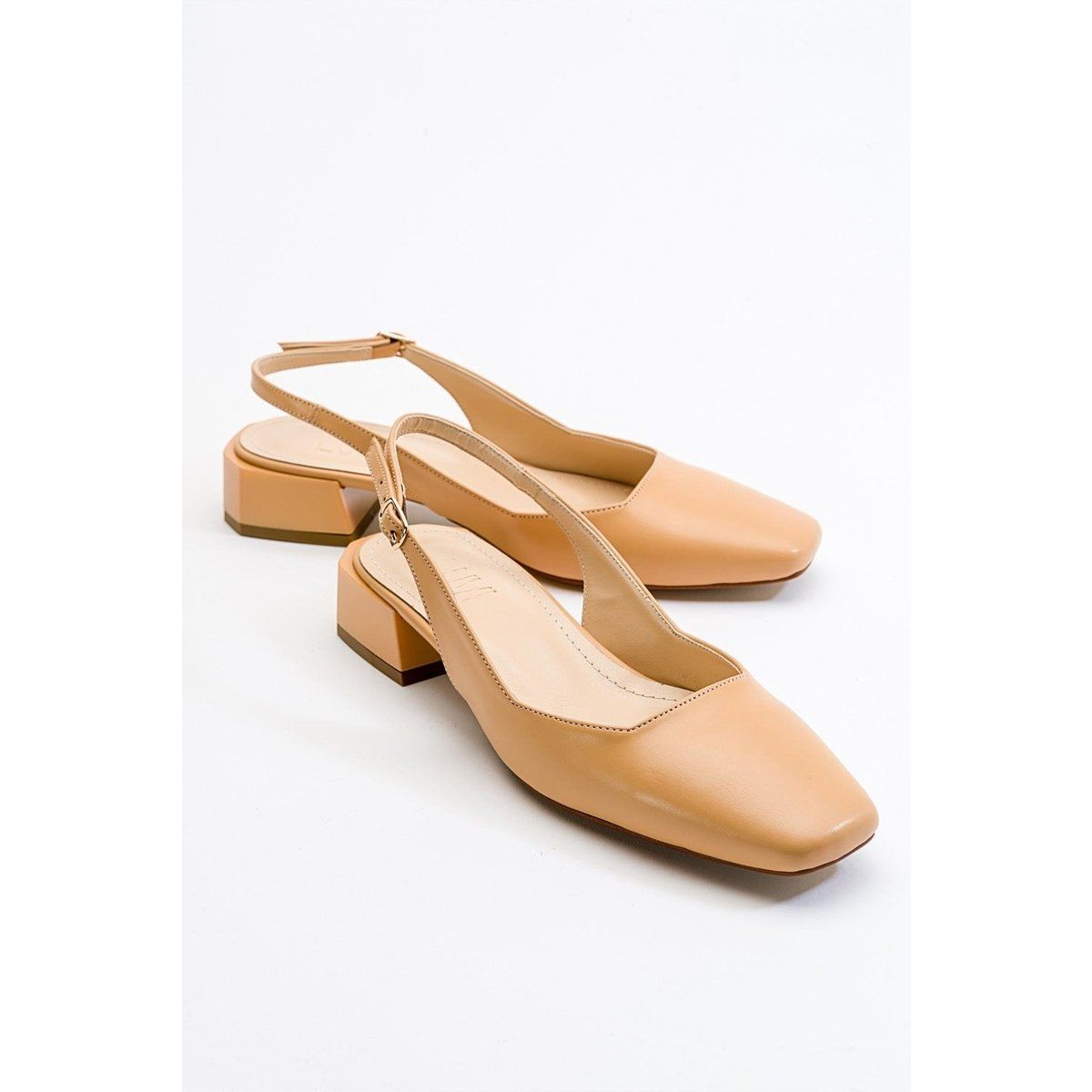 Elegante Slingback-Pumps mit Karree-Zehenpartie