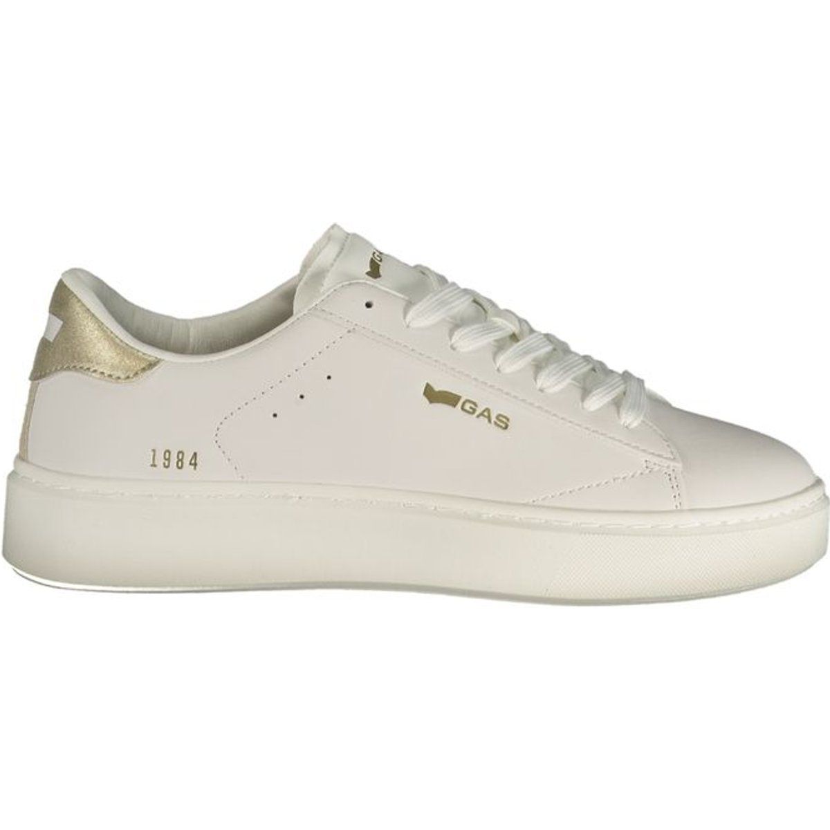 Low-Top Sneaker mit Gold-Akzenten