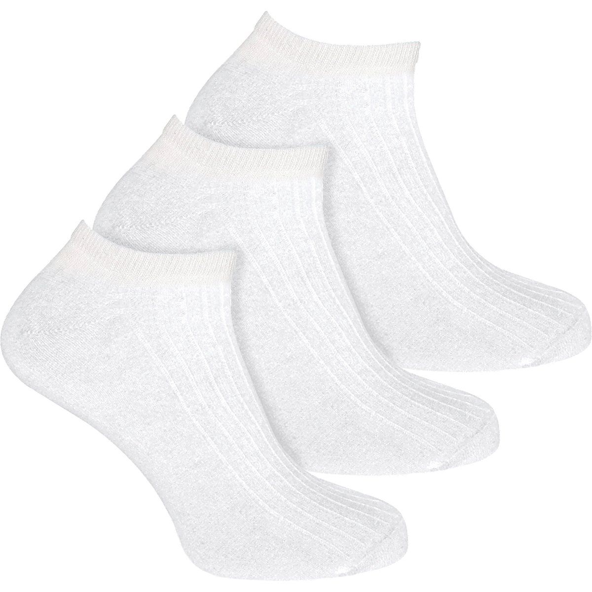 Weiche Gerippte Niedrige Sneakersocken