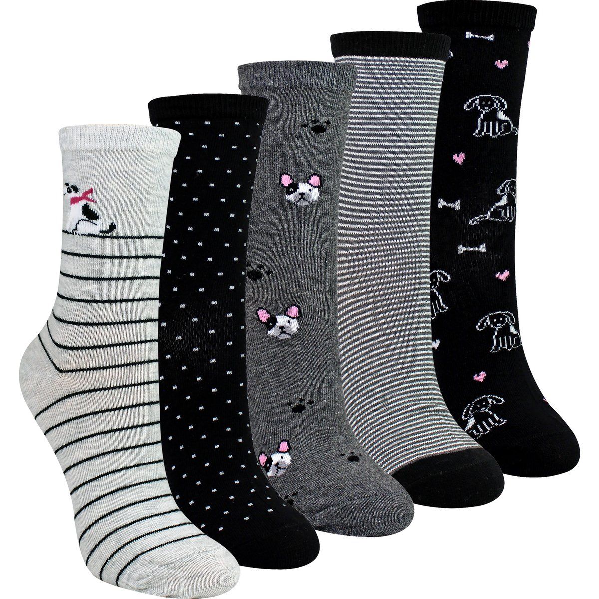 Charmante Baumwollsocken mit Hundemuster