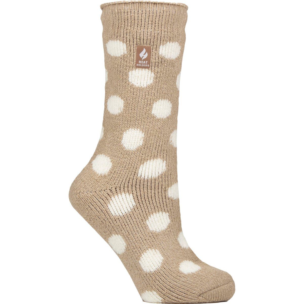 Gemütliche Thermosocken mit Polka Dots