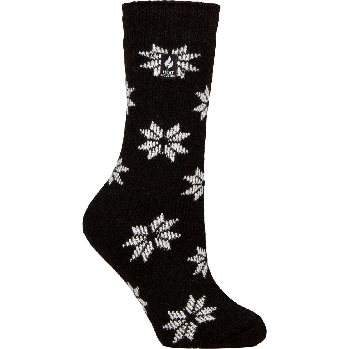 Thermosocken mit Schneeflocken-Muster