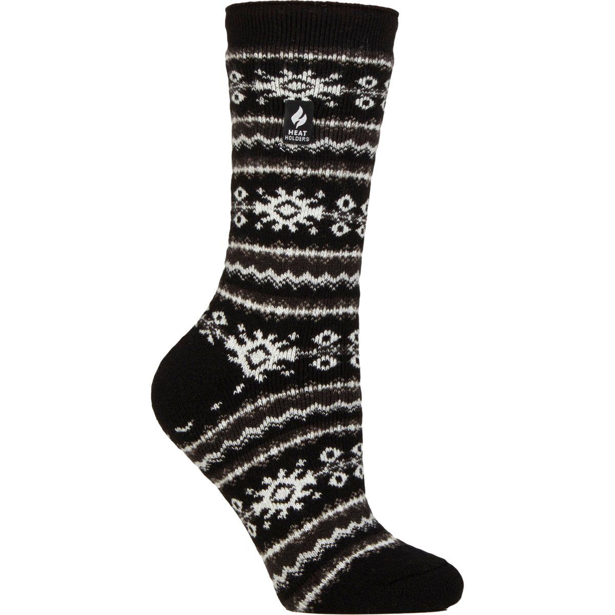 Gemusterte Thermo-Crew-Socken