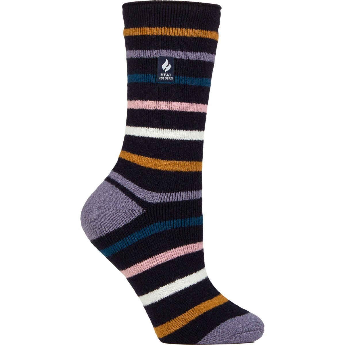 Gestreifte Thermo-Lite Wintersocken