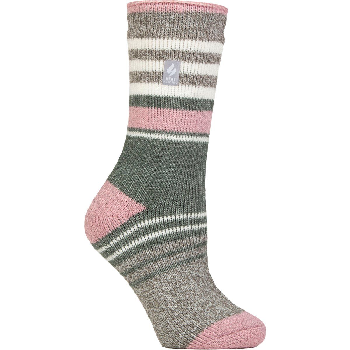 Gestreifte Thermosocken für Damen
