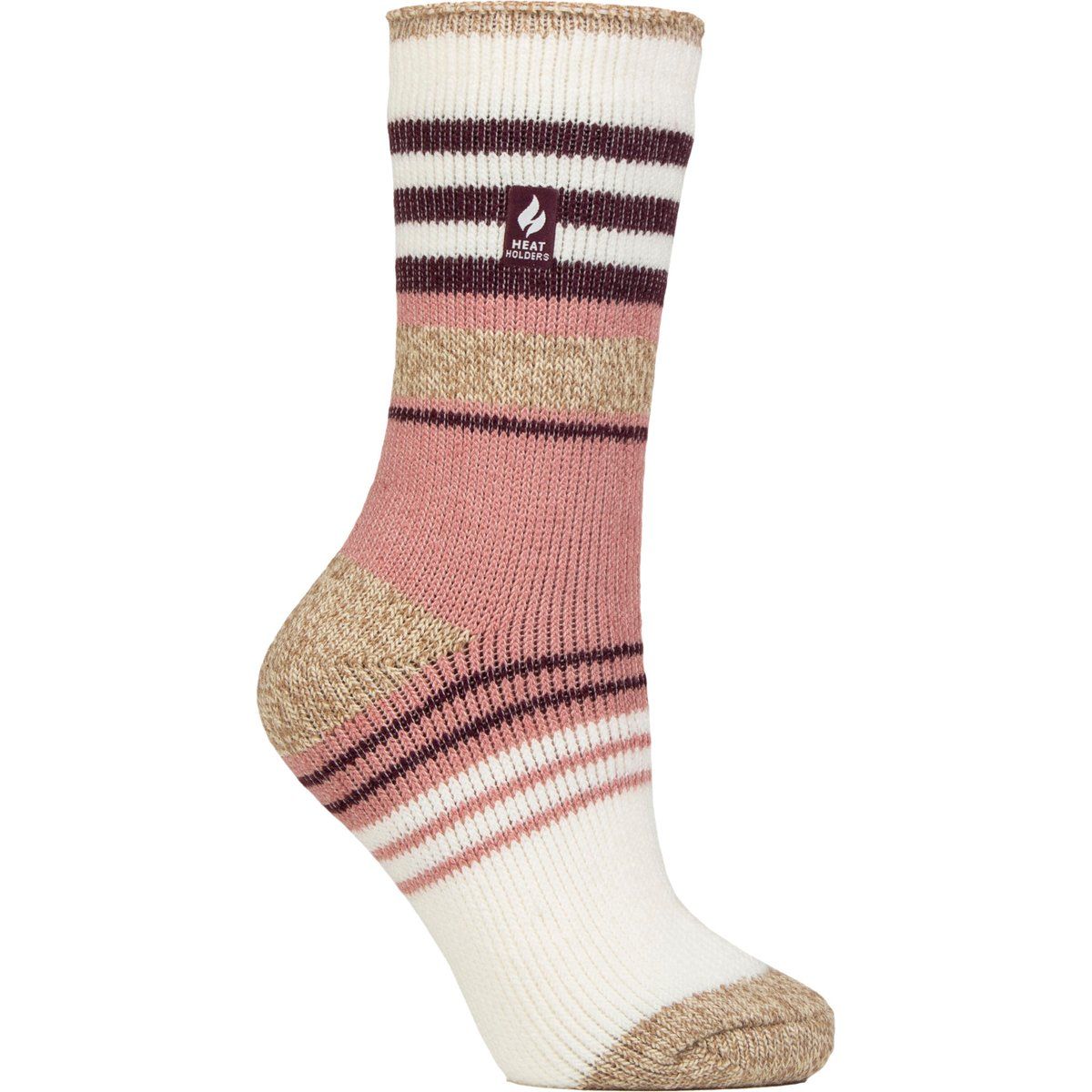 Thermosocken mit gestreiftem Muster