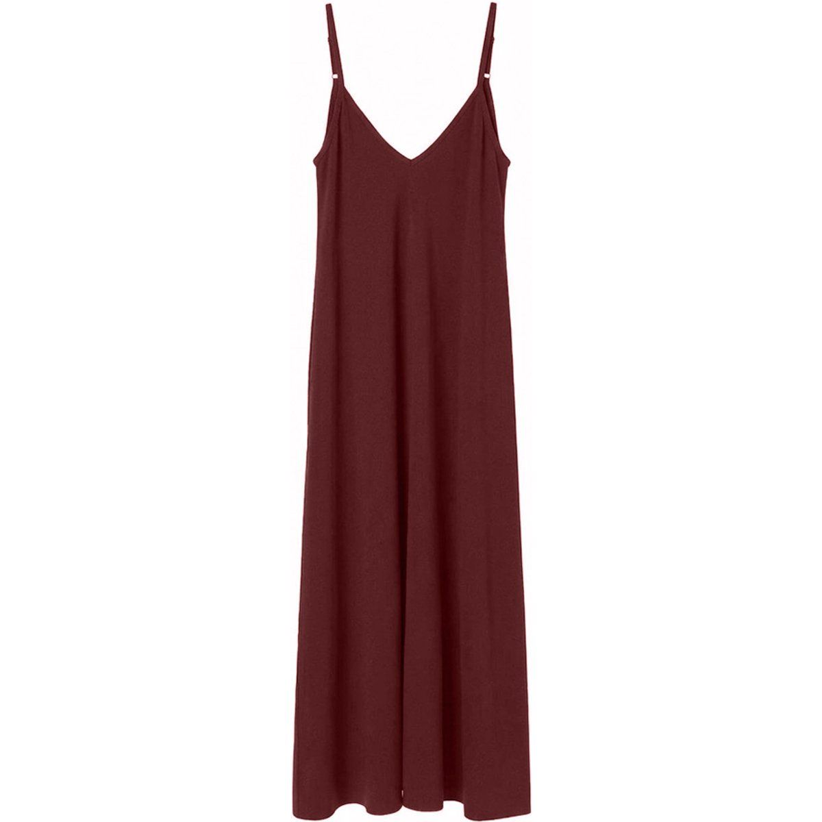Maxikleid mit V-Ausschnitt und Taschen