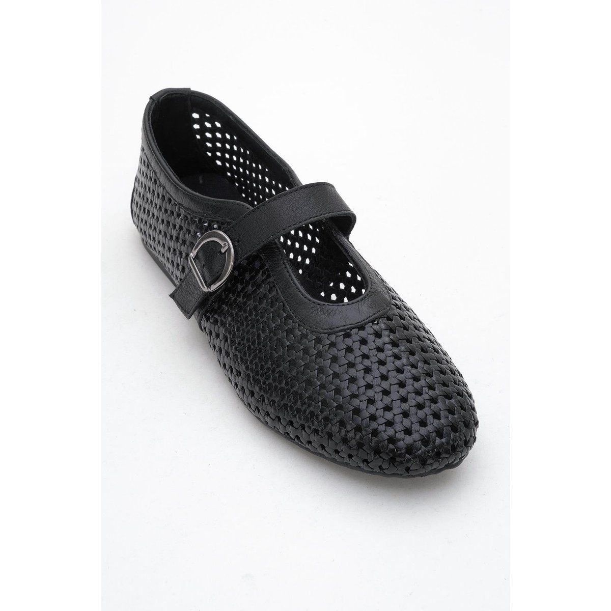 Handgeflochtene Mary Jane Ballerinas
