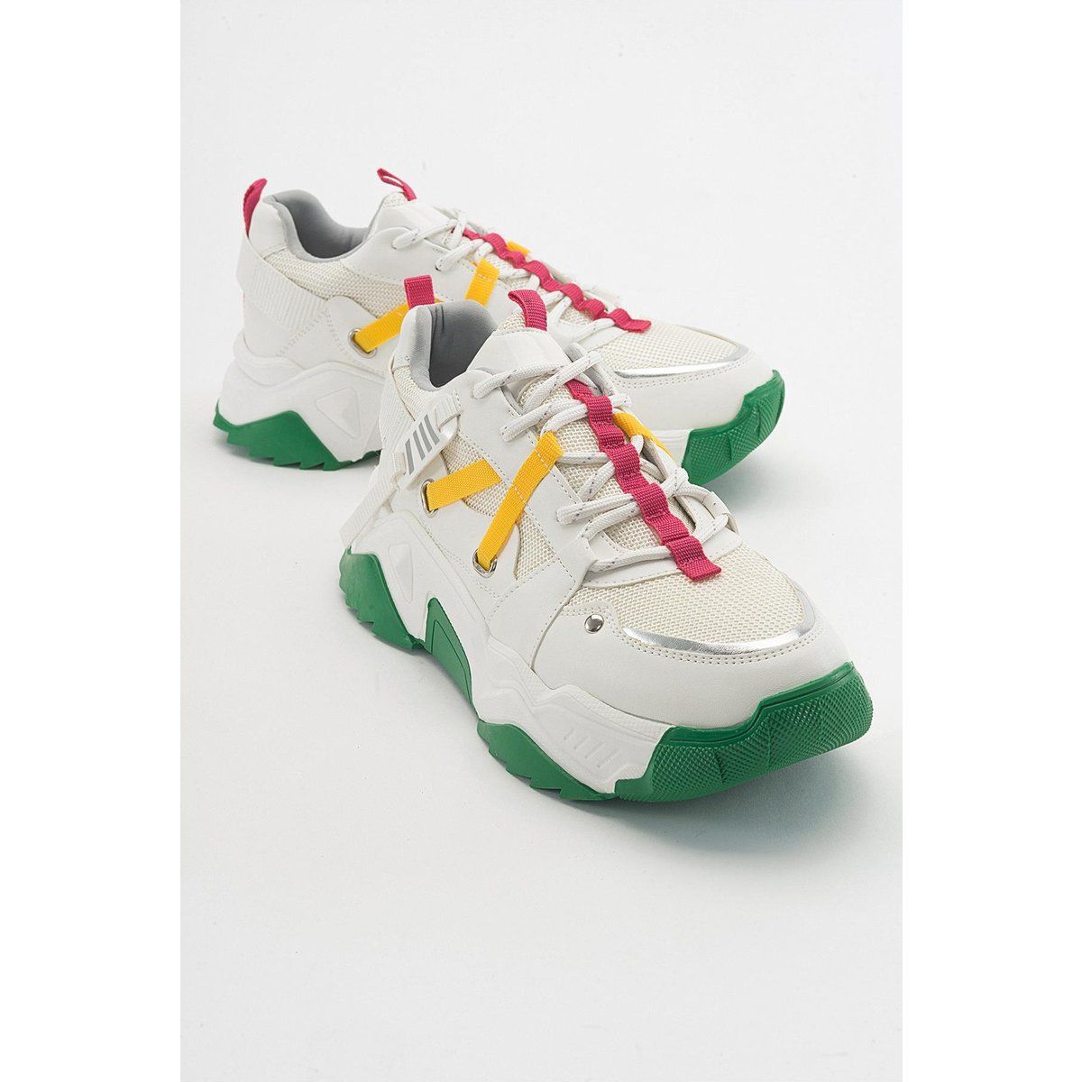 Bunte Chunky Platform Sneaker