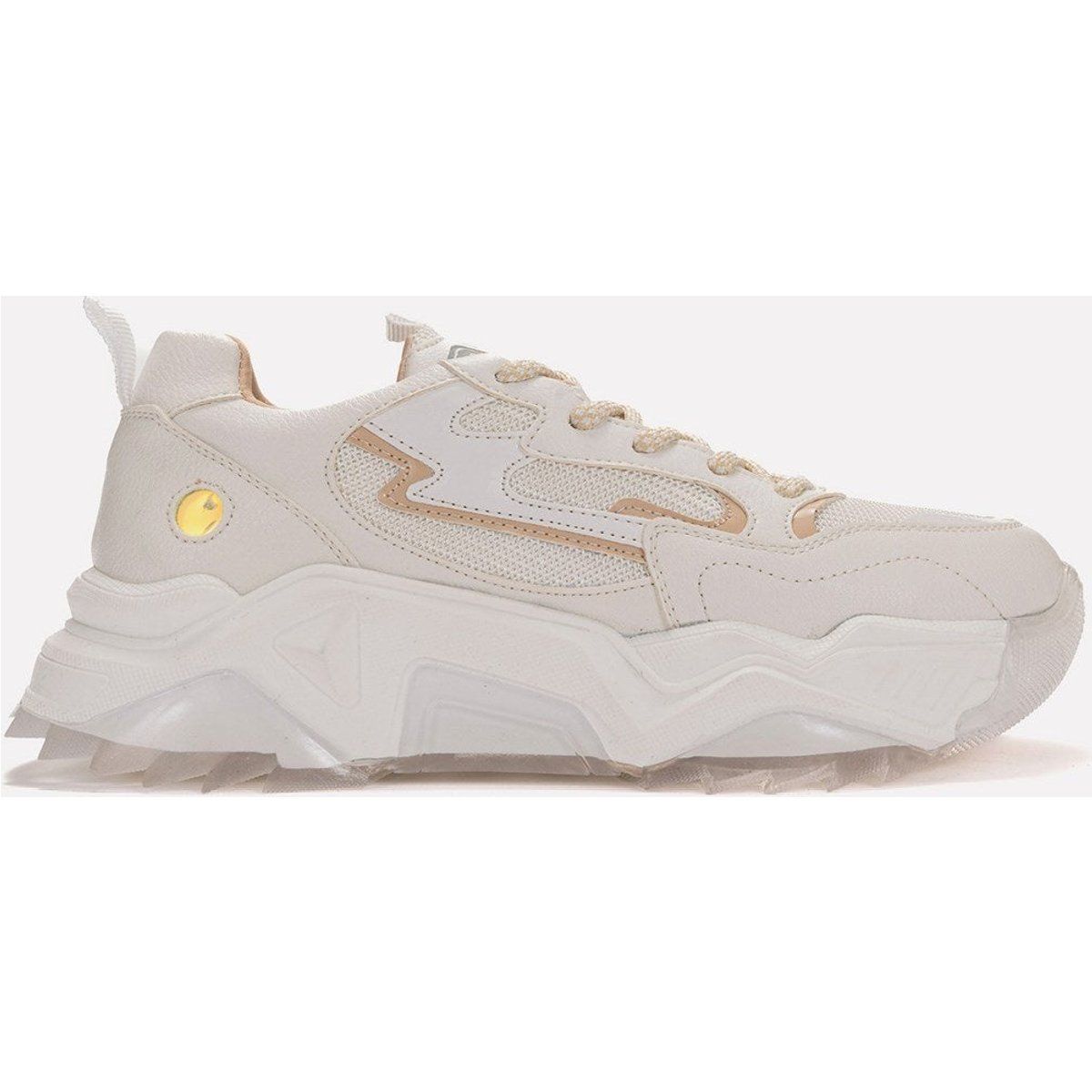 Chunky Plateau-Sneaker mit Mesh
