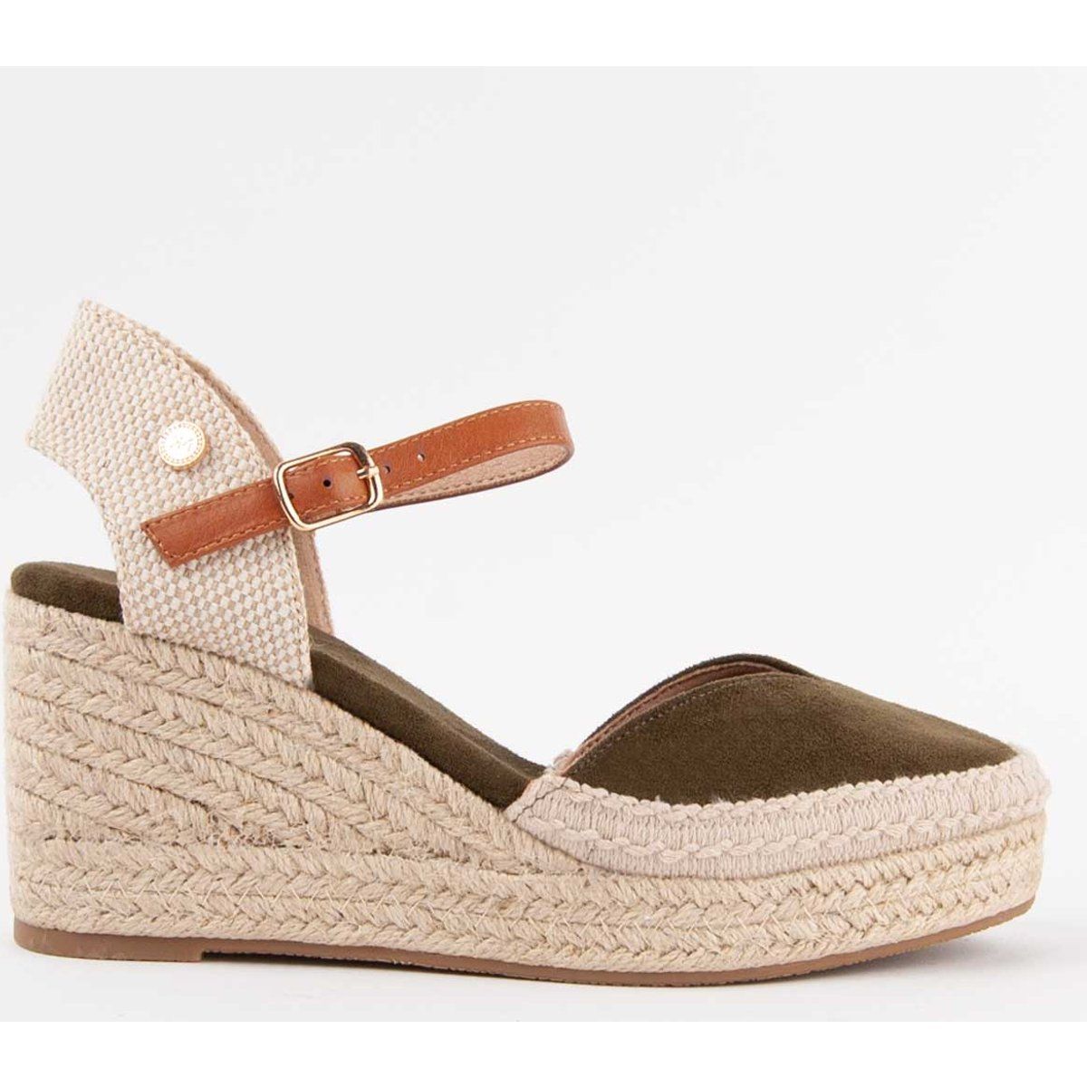 Geschlossene Keilabsatz Espadrilles