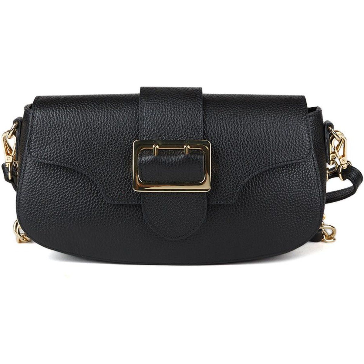 Elegante Schultertasche aus geprägtem Leder