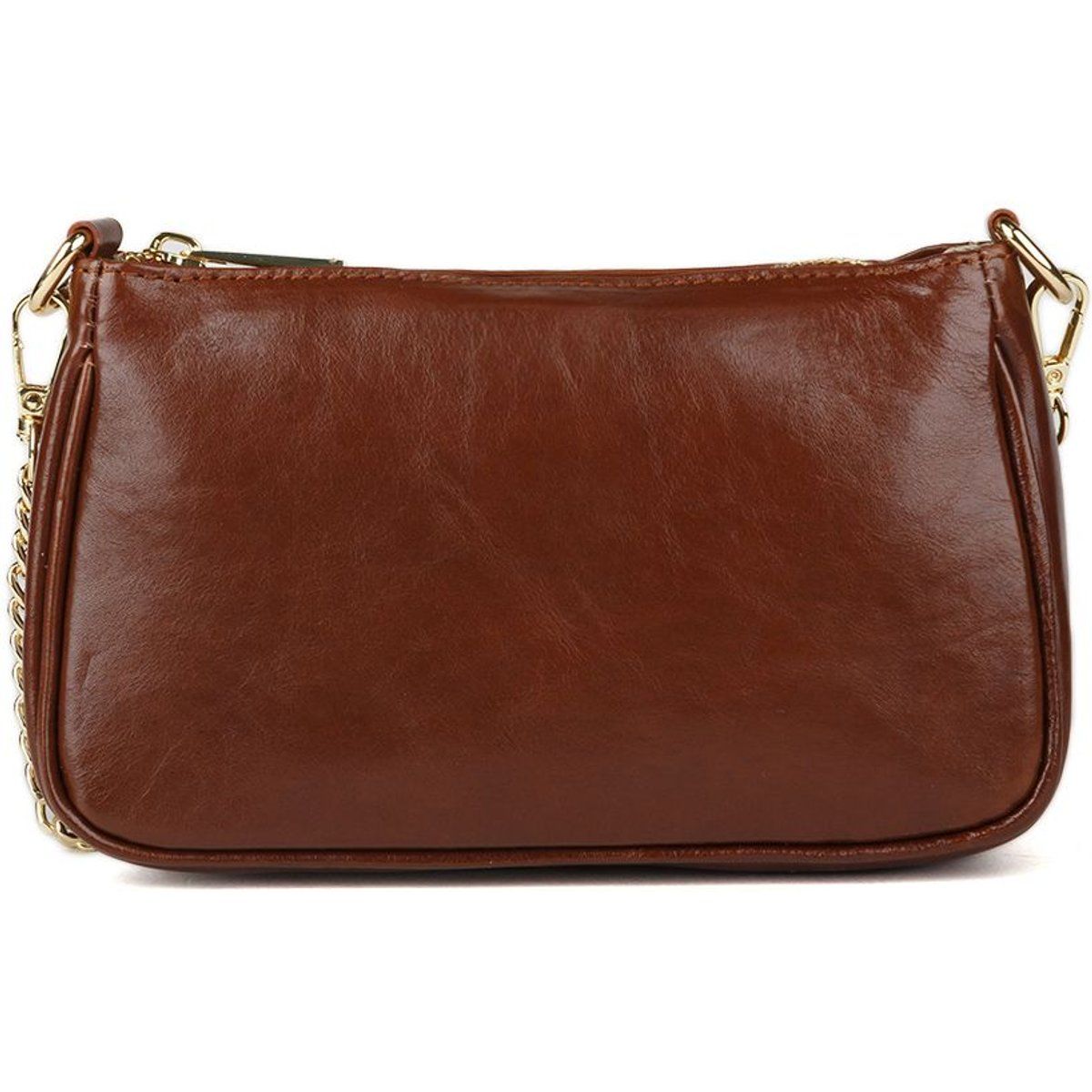 Minimalistische Schultertasche aus Kalbsleder