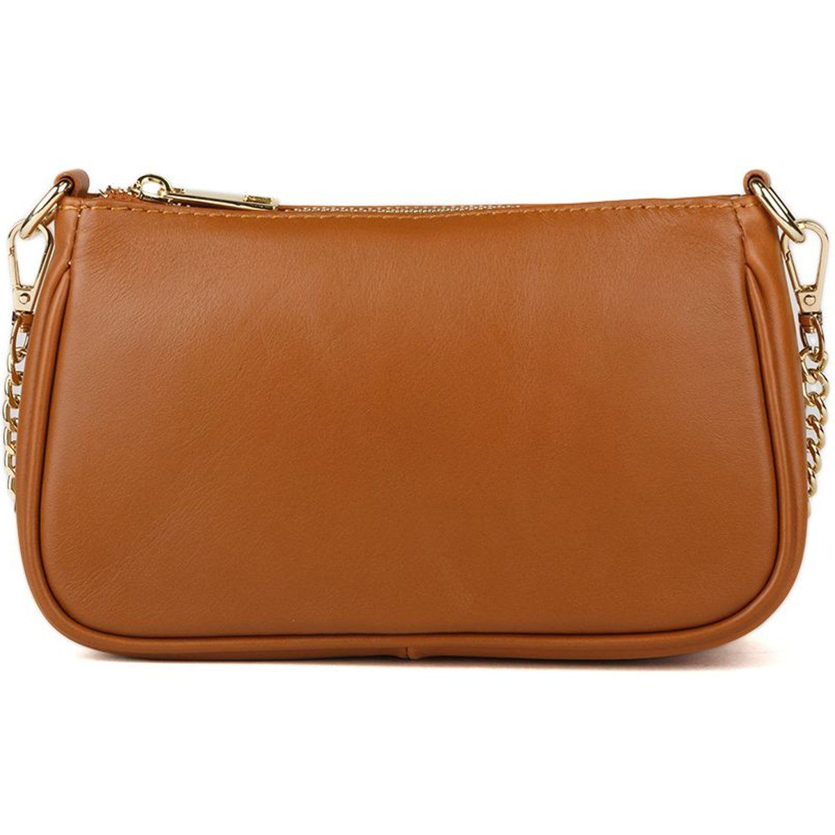 Minimalistische Baguette-Tasche aus Leder