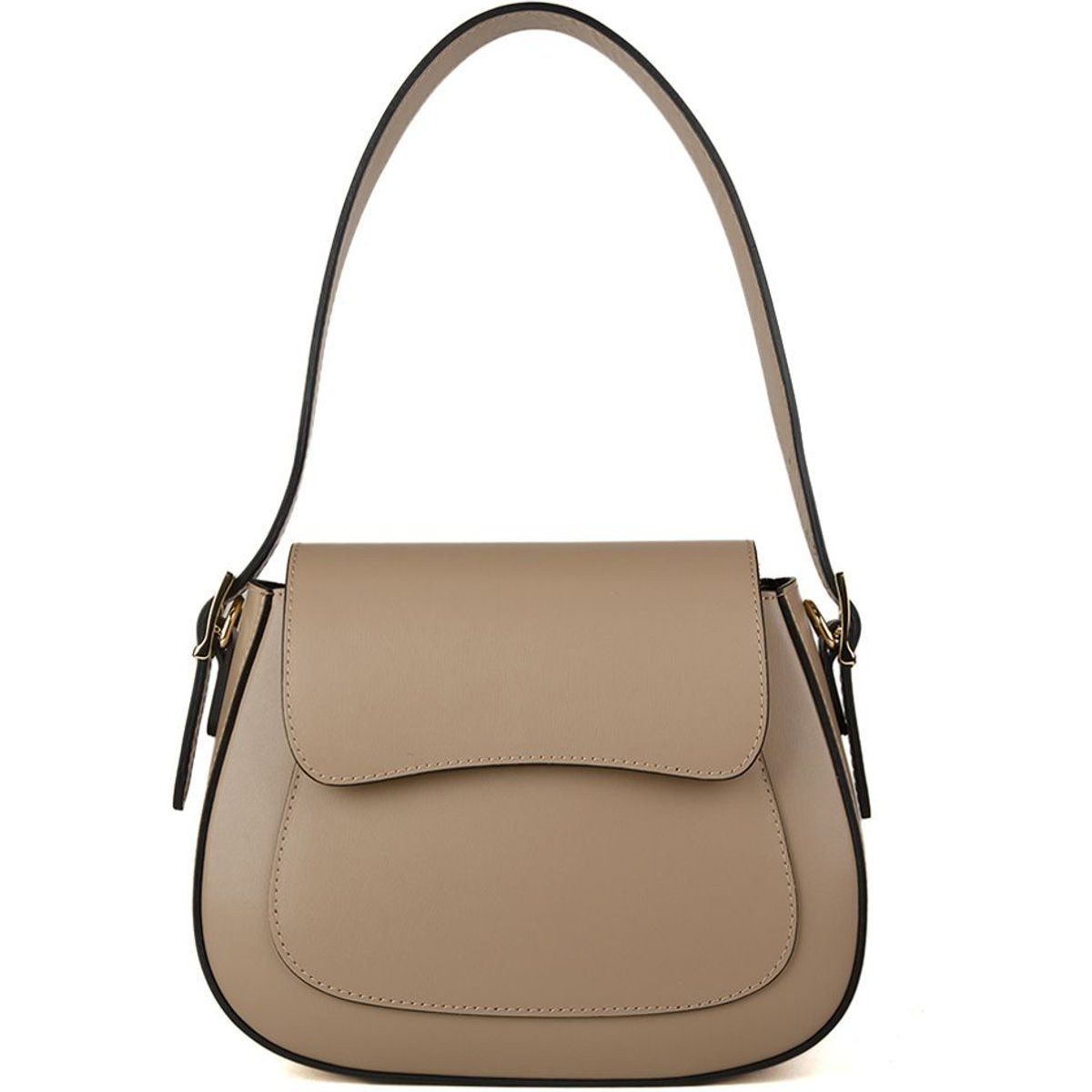 Elegante Leder-Satteltasche zum Umhängen