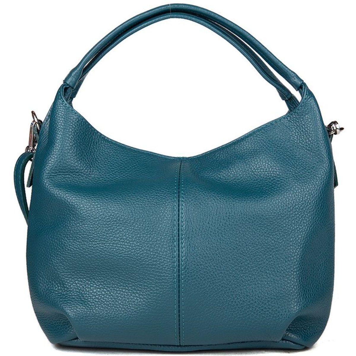 Hobo-Tasche aus genarbtem Leder