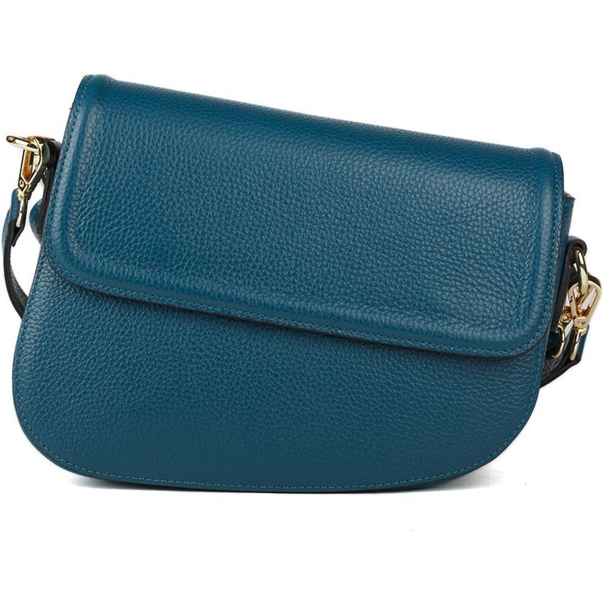Satteltasche aus strukturiertem Leder