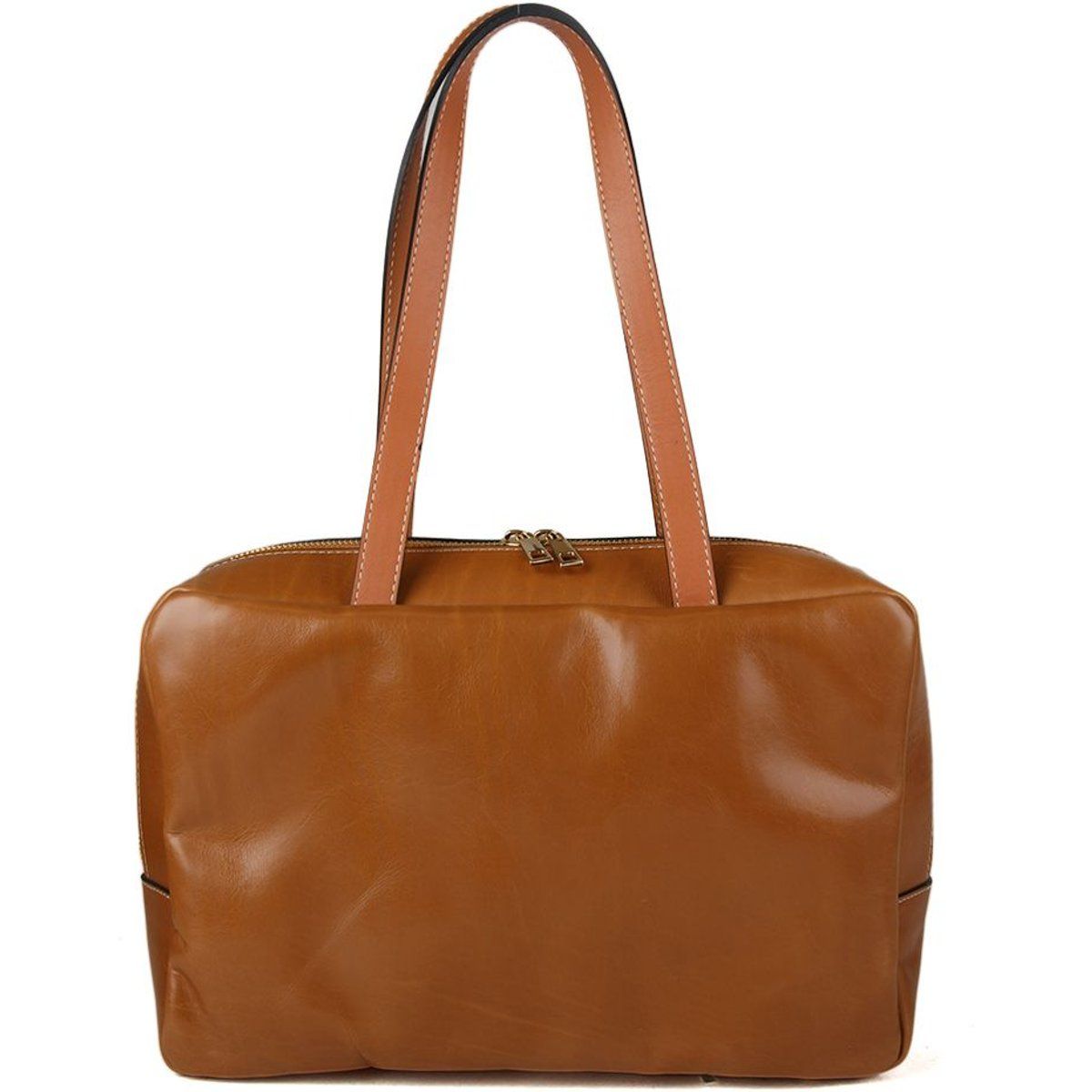 Minimalistische Leder-Schultertasche