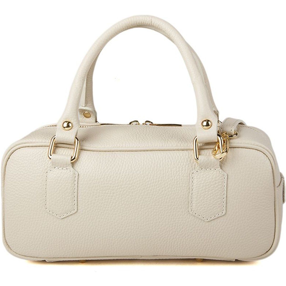 Elegante Tasche aus genarbtem Leder