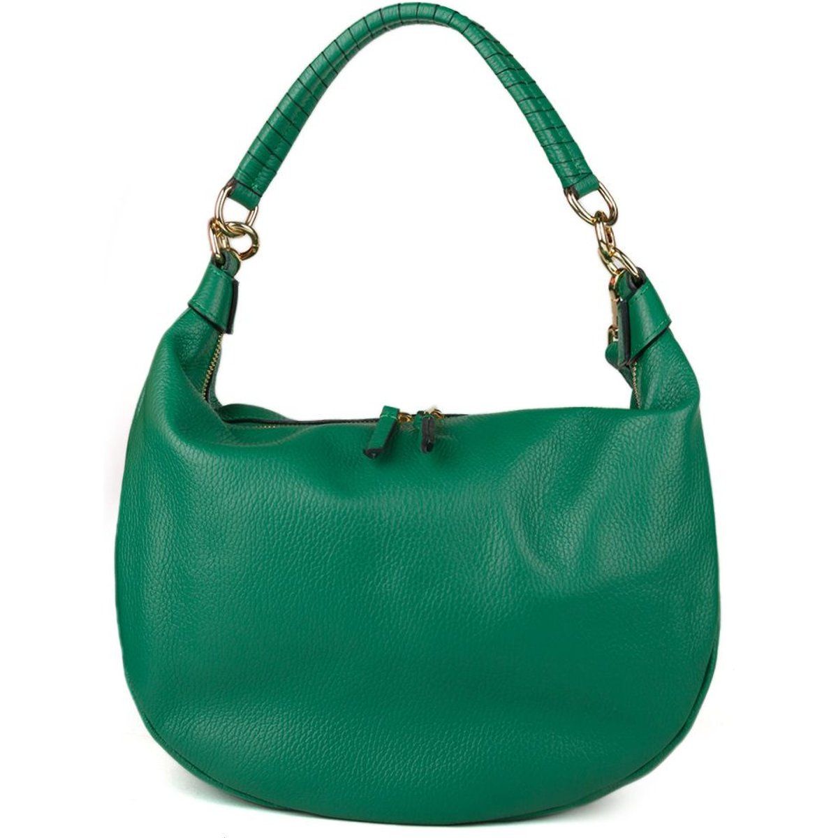 Hobo-Tasche mit geflochtenem Henkel