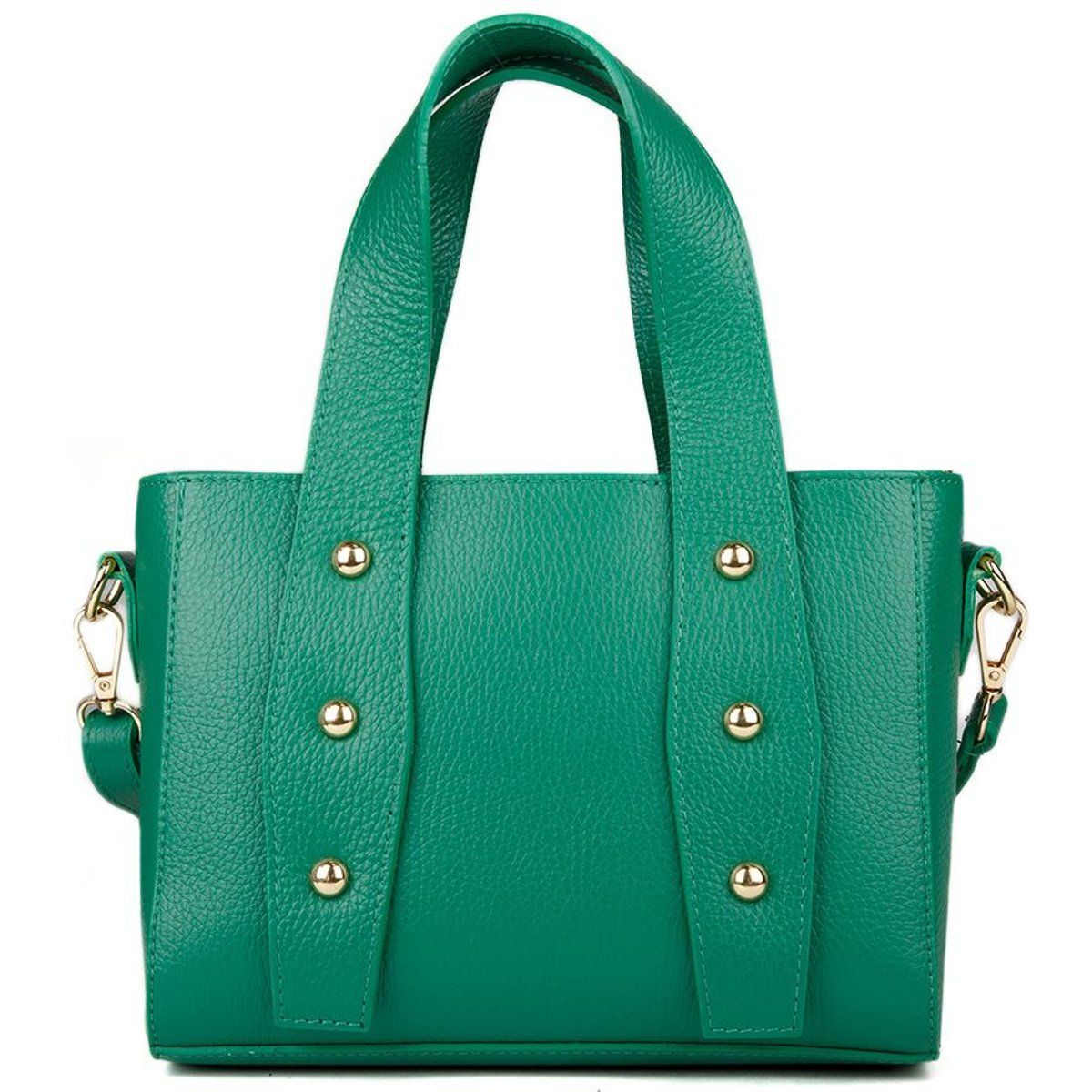 Mini-Tote-Tasche mit Nieten-Details