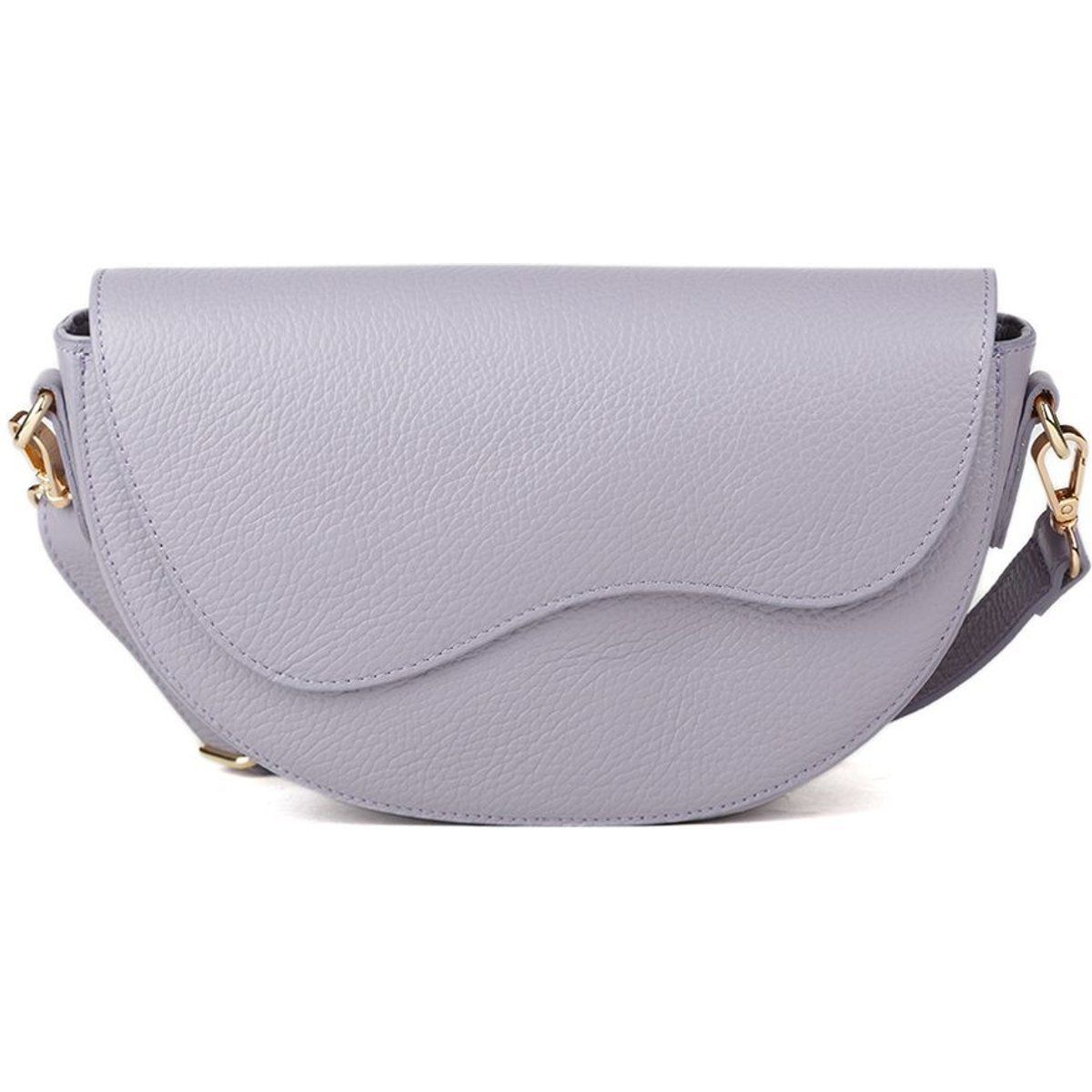Geschwungene Saddle-Tasche aus Leder