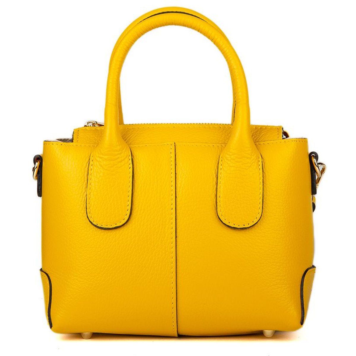 Elegante Leder-Henkeltasche