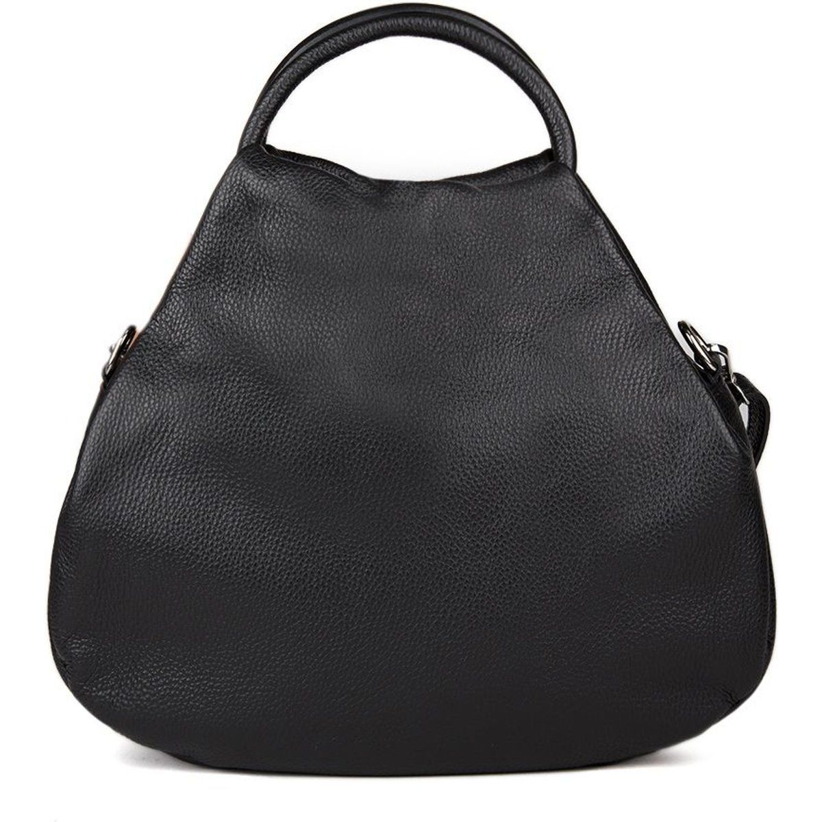 Minimalistische Strukturierte Leder Henkeltasche