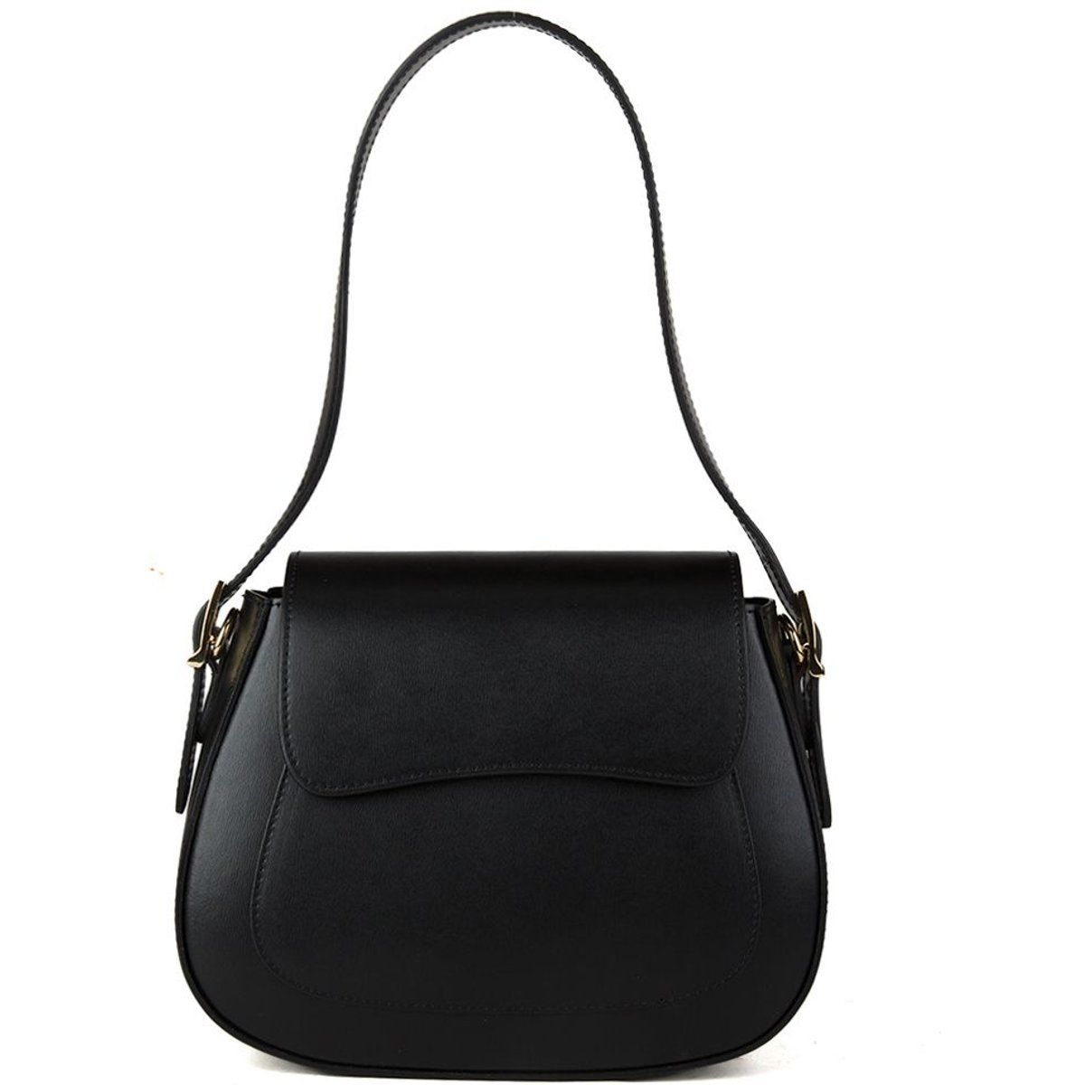 Minimalistische Schultertasche aus Kalbsleder