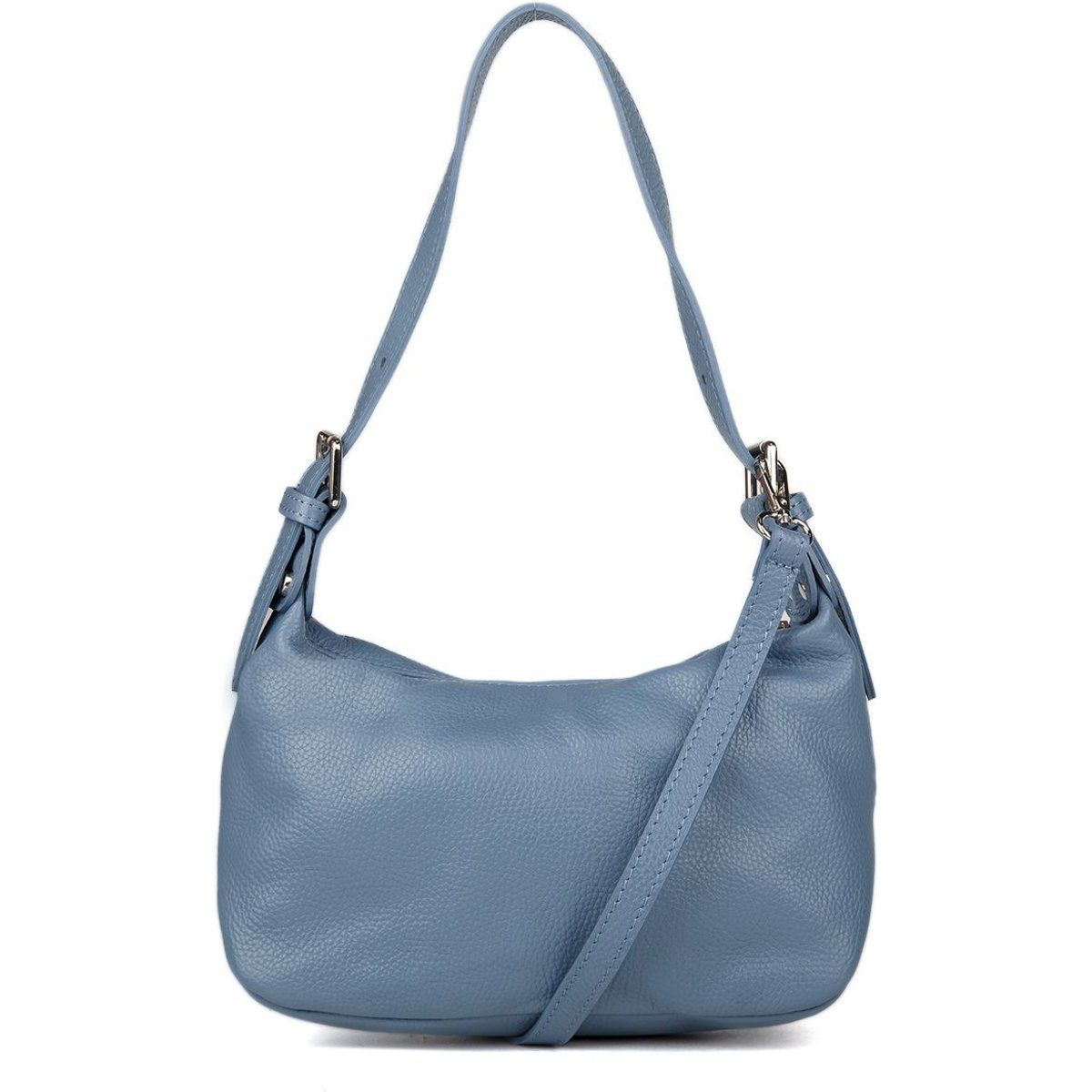 Weiche Leder-Halbmond-Schultertasche