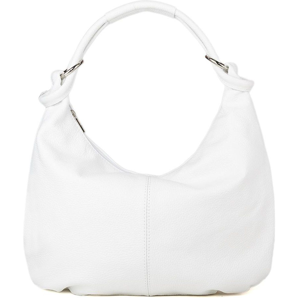 Elegante Hobo-Tasche aus genarbtem Leder