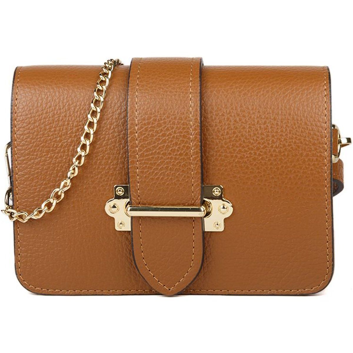 Konvertierbare Gürteltasche aus genarbtem Leder