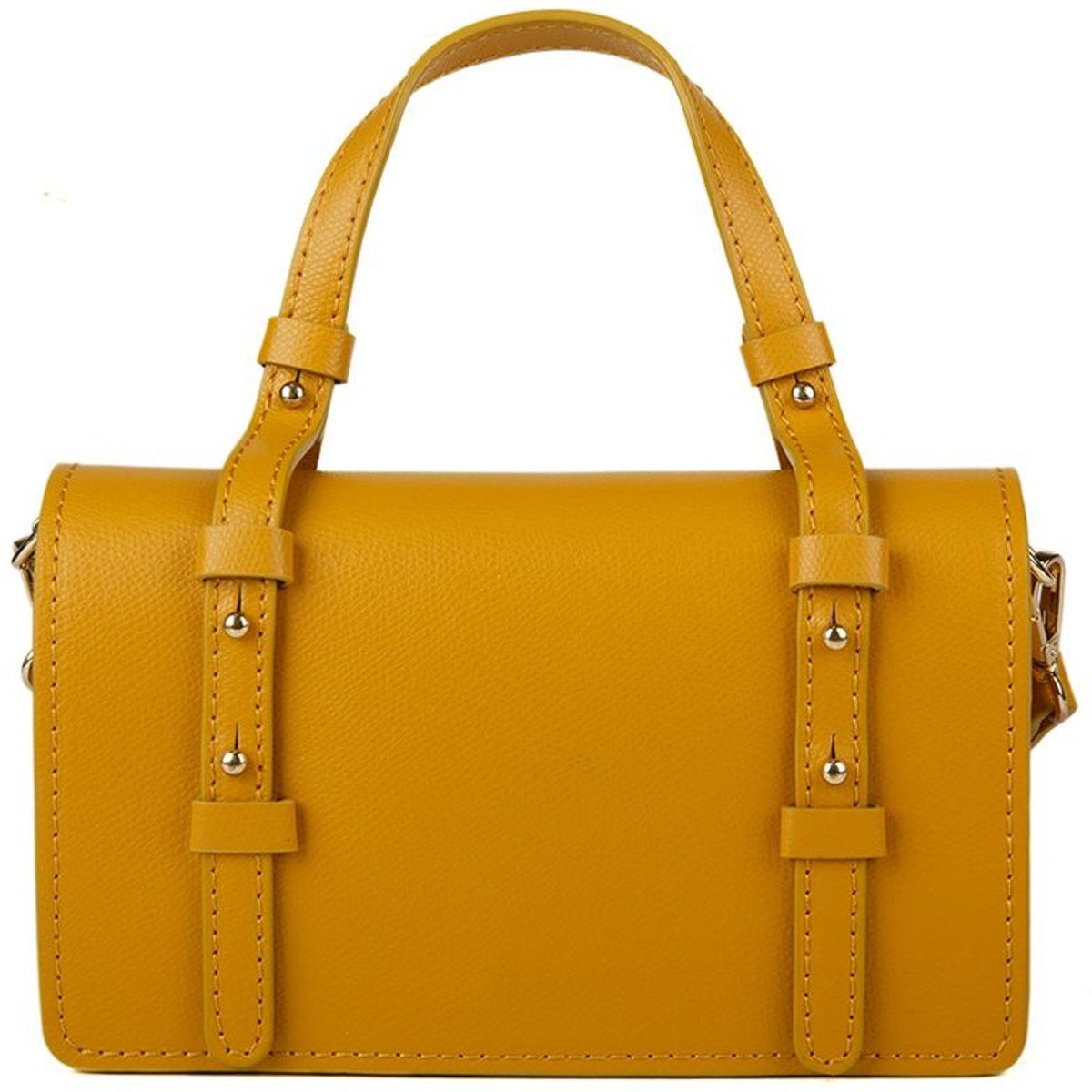 Strukturierte Mini-Henkeltasche