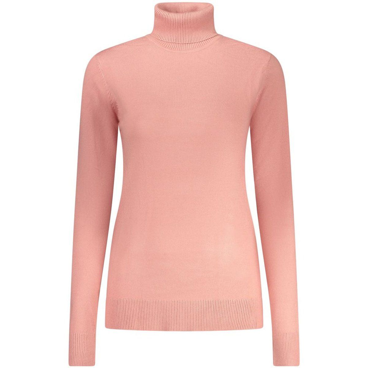 Klassischer taillierter Viskose-Rollkragenpullover