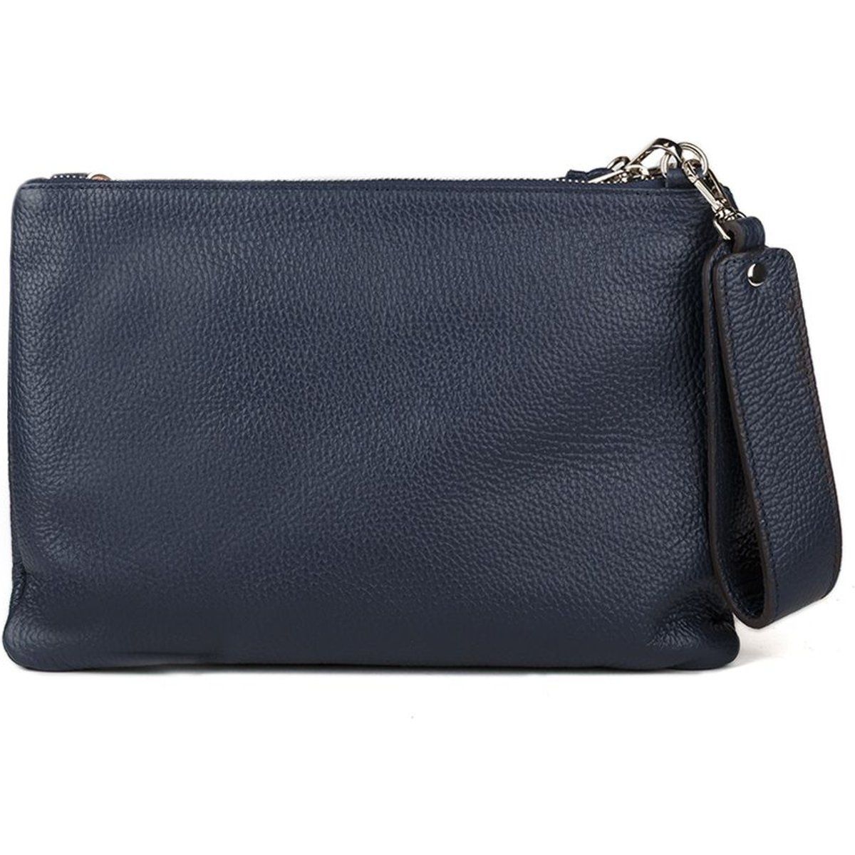 Elegante Clutch aus genarbtem Leder