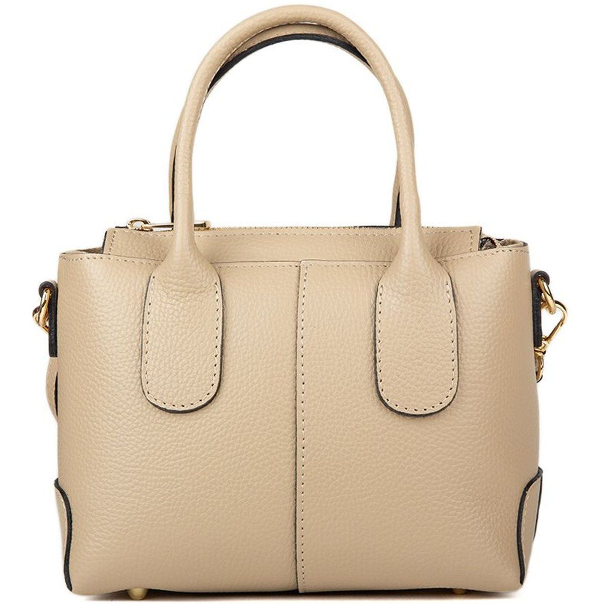 Elegante Handtasche aus Narbenleder