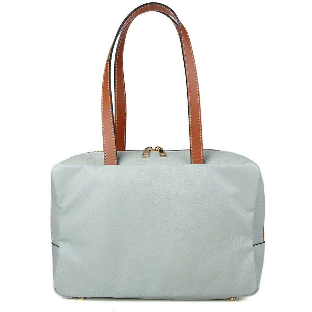 Minimalistische kastenförmige Ledertasche