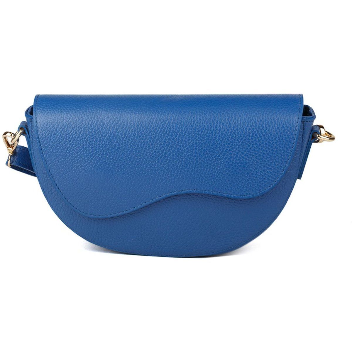 Satteltasche aus genarbtem Leder