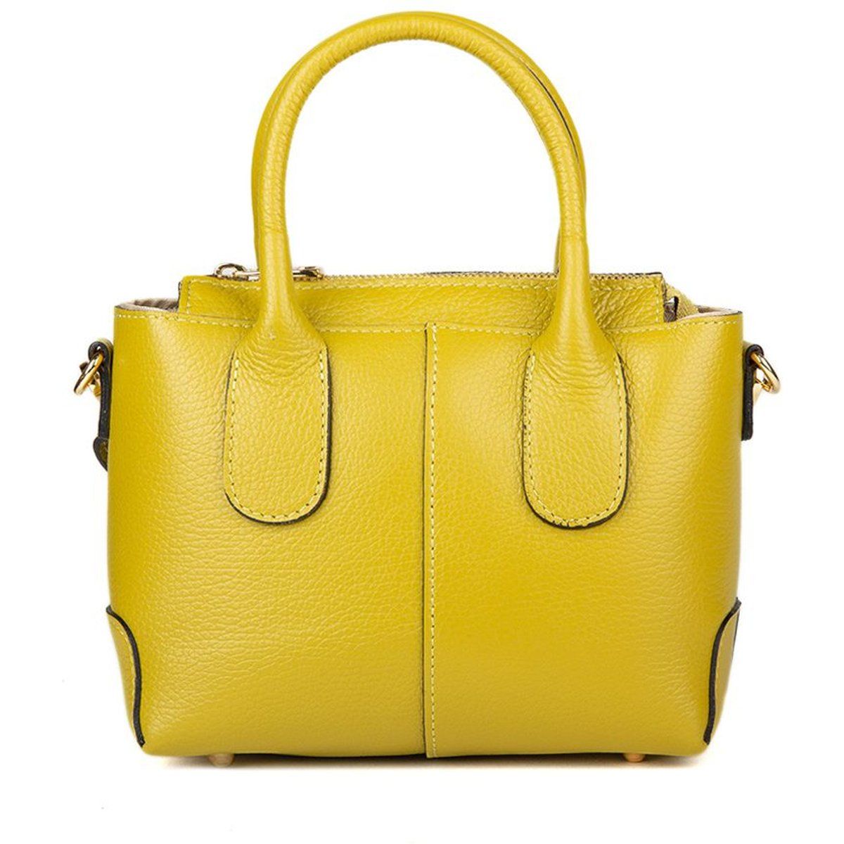 Elegante Lederhandtasche mit Tragegriffen