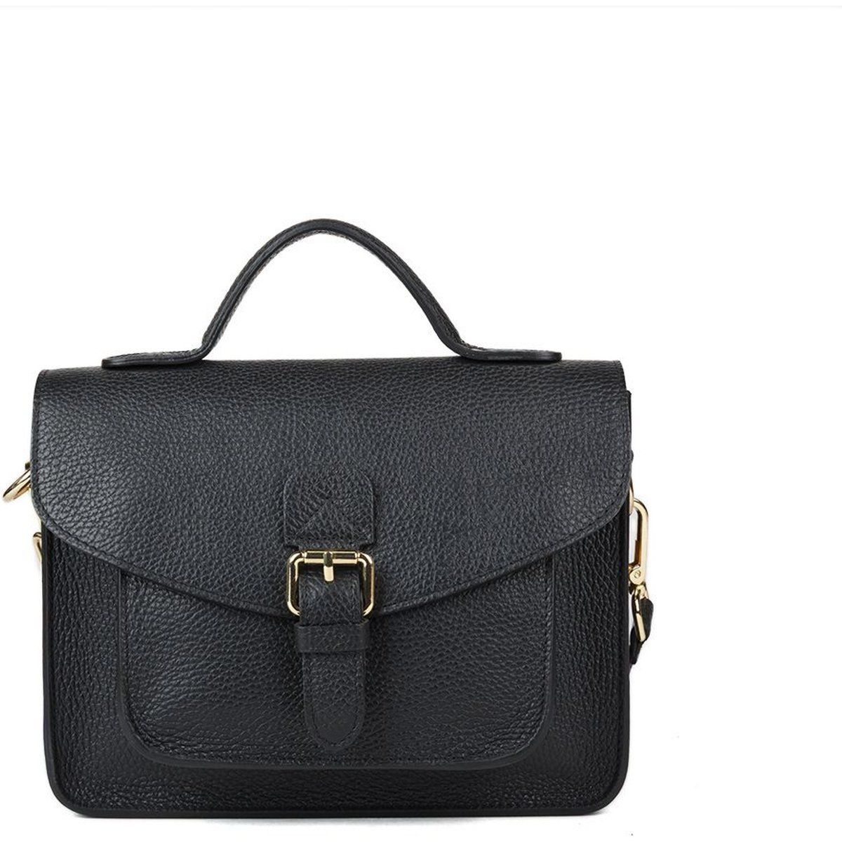 Klassische Satchel-Tasche aus Leder